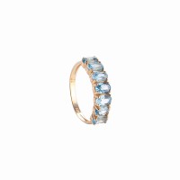 Δακτυλίδι σειρέ  blue topaz
